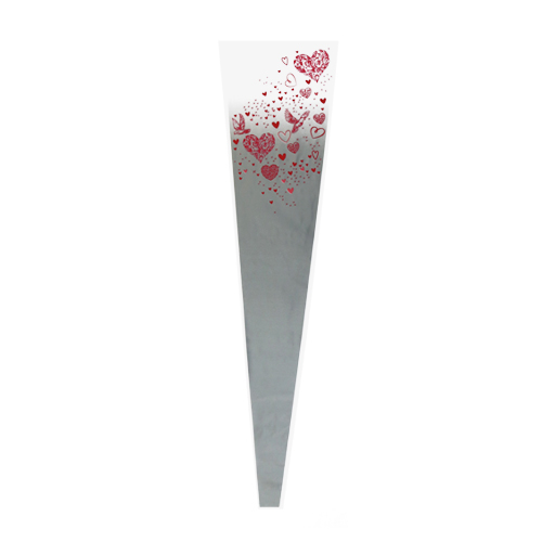Festive Valentine Single Rose Sleeve
